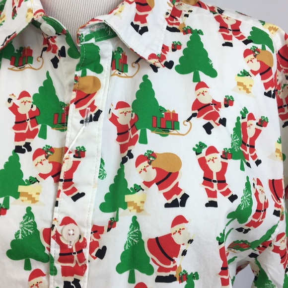 Denim and Flower Christmas shirt size L NWT - Picture 2 of 6